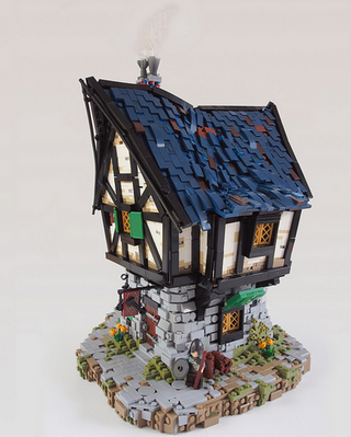Illustration for article titled Medieval LEGO, Taken To Another Level